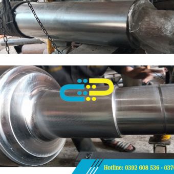 Nhận gia công chế tạo, sữa chữa trục đường kính đến 800, dài 6m